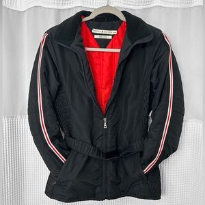 Vintage Tommy Hilfiger Black/Red Zip Up XS/XP